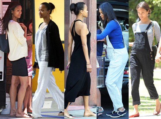 Zoe Saldana, Bump Speculation Timeline Zoe Saldana, Bump Speculation Timeline